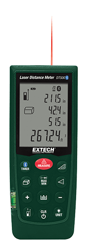 เครื่องวัดระยะเลเซอร์ Extech DT500 Laser Distance Meter with Bluetooth